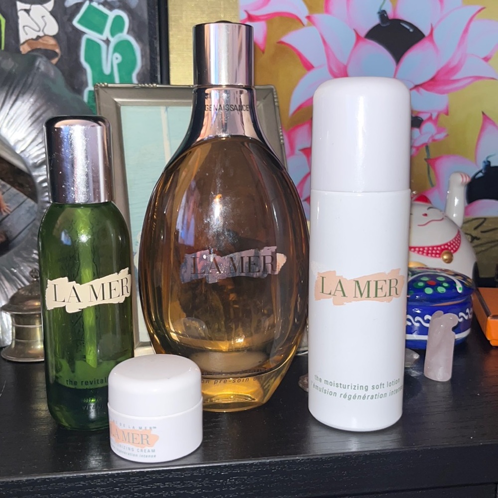 Empty La Mer Bottles